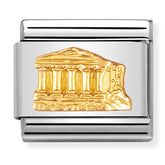 Nomination Composable Classic Link 030123/02 Parthenon in 18K Gold